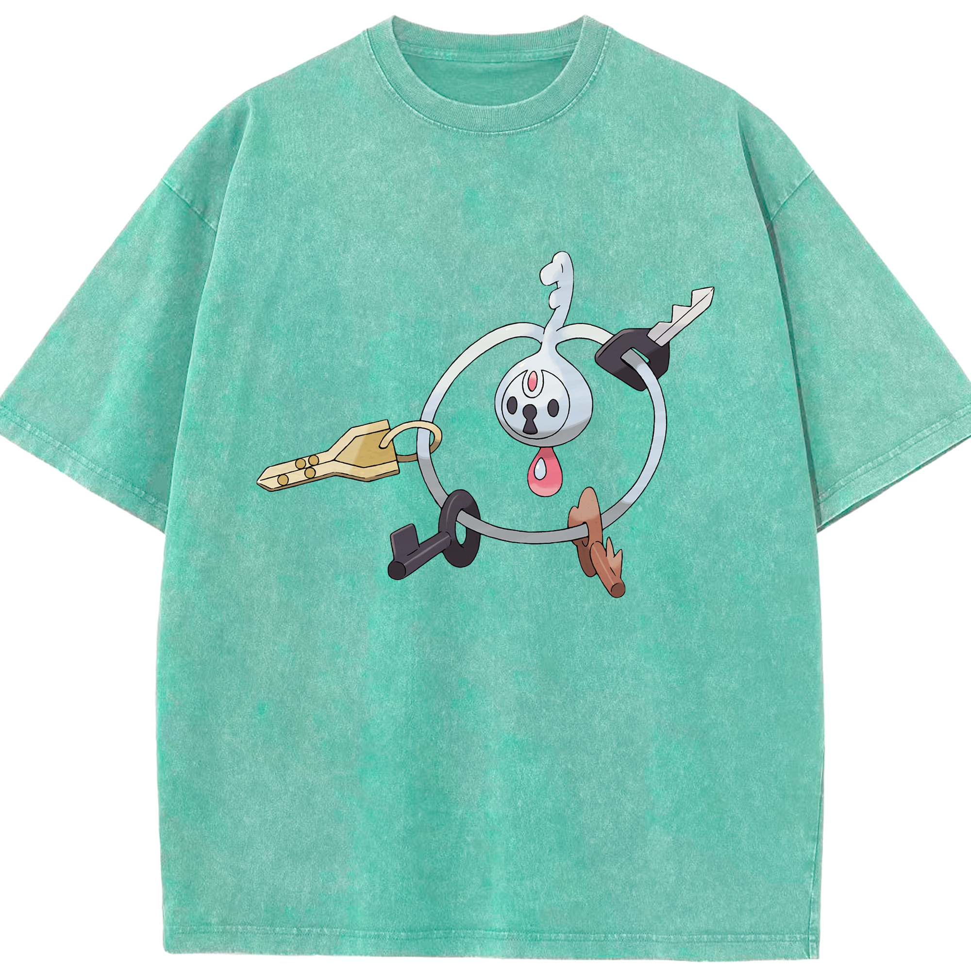 （画像用） ポケットモンスター Pokémon 綿100% ヴィンテージ風 半袖Tシャツ（フロントプリント）